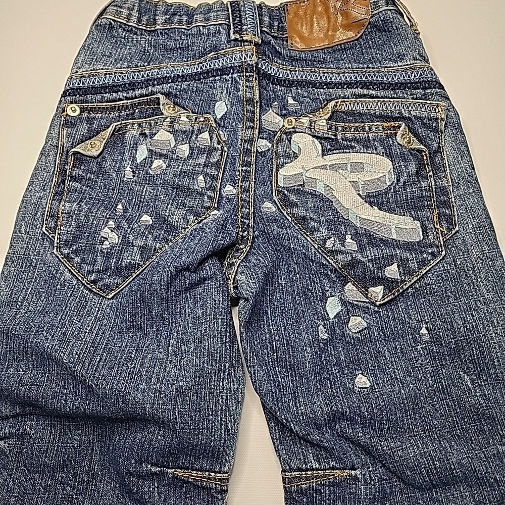 Vintage Rocawear‎ Y2K Baggy Embroidered Retro Jeans 3T Excellent Condition